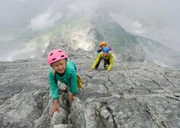 Leo Houlding’s children follow in his footsteps