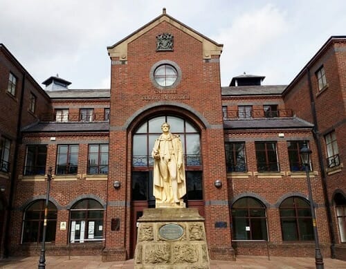 Penrith man caught with blades in the street after an apparent disturbance inside an Ambleside flat has been spared prison at Carlisle Crown Court today