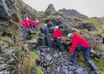 Man airlifted to hospital after Sharp Edge fall