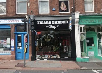 Figaro Barber Shop’s new shopfront too ‘garish’ say town councillors