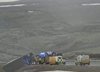 Lane reopens to traffic on A66