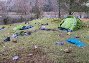 ‘Wild camping is all about respecting the environment – not trashing it’