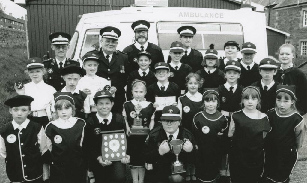 Throwback Thursday. Looking back. Members of Penrith's St John's Ambulance Brigade receive awards in 1996.  