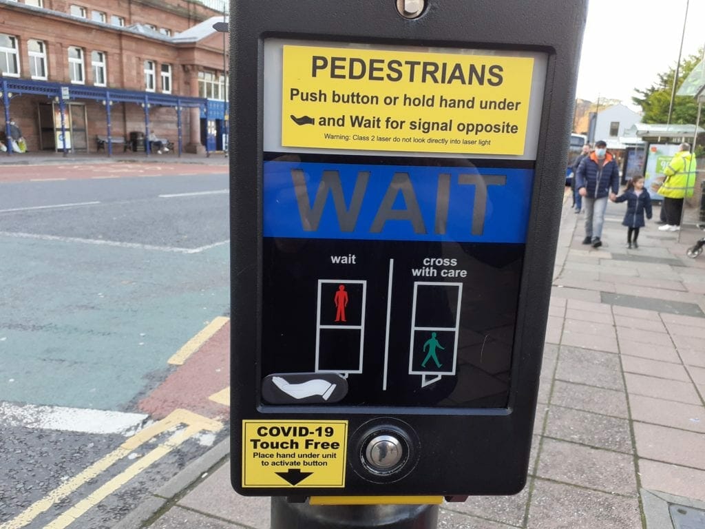 Touch-free technology is to be installed more than 50 pedestrian crossings in Cumbria. 
