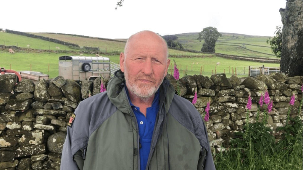 Dave Smith, who farms at Knock