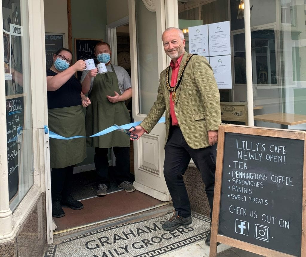 lilly's Cafe officially opened by Gareth Hayes
