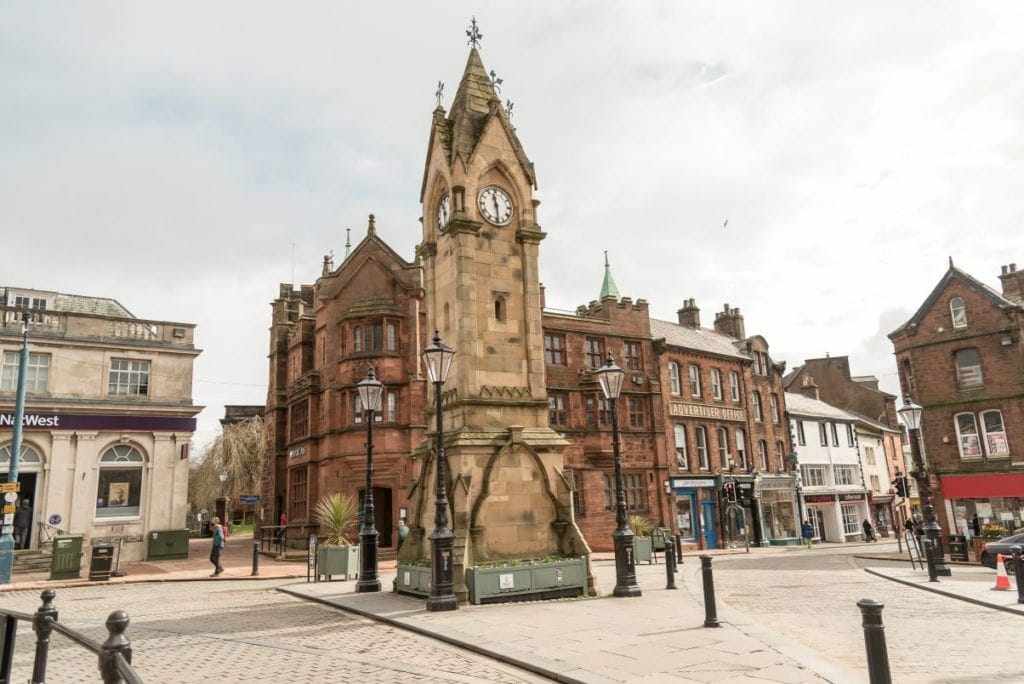 Penrith town centre - the Musgrave Monument