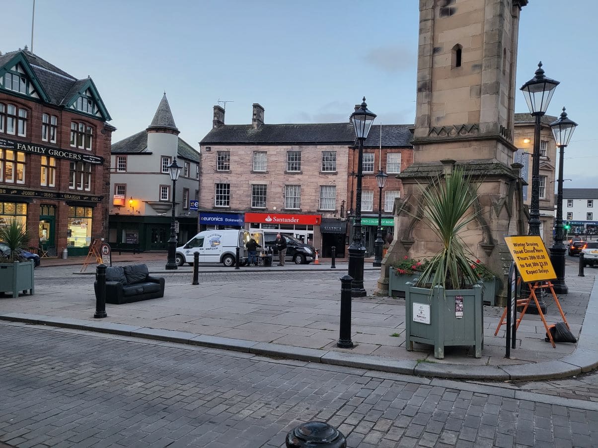 Sofa dumped in middle of Penrith town centre - Cumberland and ...