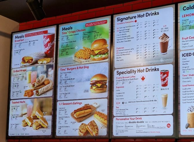 What will be on the menu at Tim Hortons in Leicester and how much it will  cost - Leicestershire Live