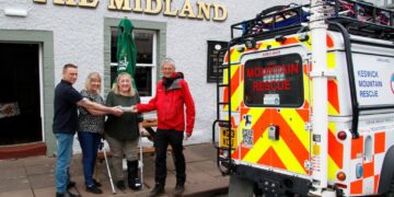 Grateful walker raises cash for Lake District mountain rescue team
