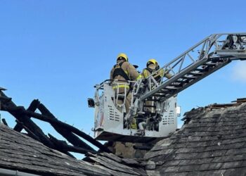 Multiple fire crews tackle roof fire in Crosby Ravensworth
